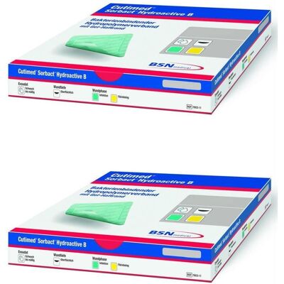 Cutimed Sorbact Hydroactive B Gel-V.7x8,5 cm haft. x2 2x12 St Kompressen Cutimed Sorbact Hydroactive B Gel-V.7x8,5 cm haft. x2 2x12 St Kompressen