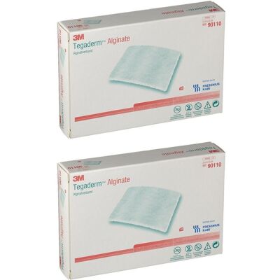 3M Tegaderm Alginate FK Kompressen 5x5 cm 90110 x2 2x10 St 3M Tegaderm Alginate FK Kompressen 5x5 cm 90110 x2 2x10 St