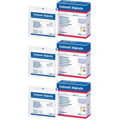 Cutimed Alginate Alginatkompressen 5x5 cm x3 3x10 St Kompressen Cutimed Alginate Alginatkompressen 5x5 cm x3 3x10 St Kompressen