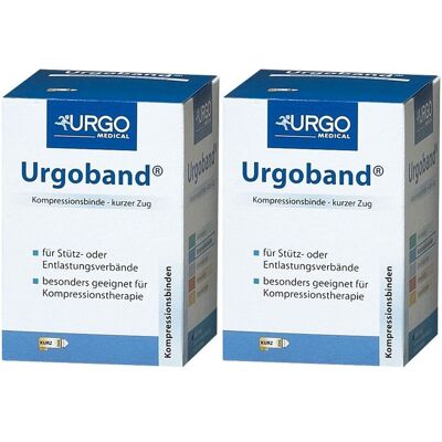 Urgoband Kurzzugbinde 10 cmx5 m x2 2x1 St Binden Urgoband Kurzzugbinde 10 cmx5 m x2 2x1 St Binden