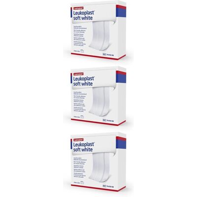 BSN Medical Leukoplast soft white Pflaster 4 cmx5 m Rolle x3 3x1 St BSN Medical Leukoplast soft white Pflaster 4 cmx5 m Rolle x3 3x1 St