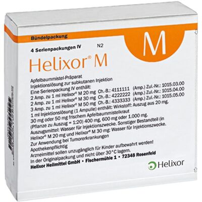 Helixor M Serienpackung IV Ampullen 4x7 St Helixor M Serienpackung IV Ampullen 4x7 St