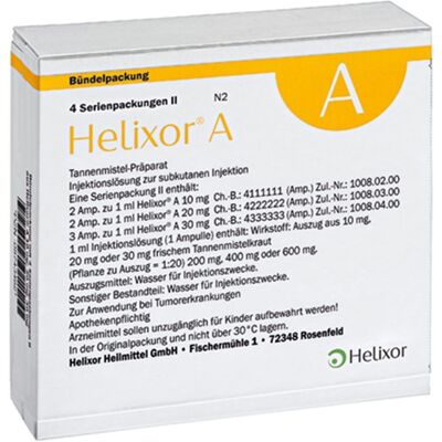 Helixor A Serienpackung II Ampullen 4x7 St Helixor A Serienpackung II Ampullen 4x7 St
