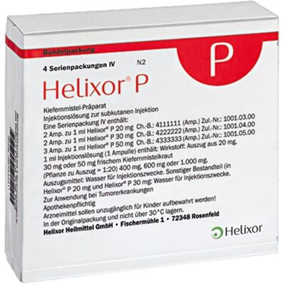 Helixor P Serienpackung IV Ampullen 4x7 St Helixor P Serienpackung IV Ampullen 4x7 St
