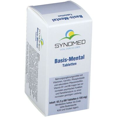 SYNOMED Basis Mental Tabletten 60 St SYNOMED Basis Mental Tabletten 60 St