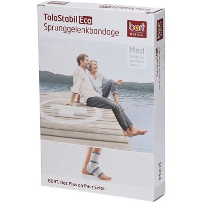 Bort TaloStabil Eco Sprunggel.Band.M schwarz 1 St Bandage(s) Bort TaloStabil Eco Sprunggel.Band.M schwarz 1 St Bandage(s)
