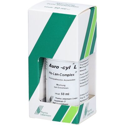 Pharma Liebermann Auro-Cyl L Ho-Len-Complex Mischung 50 ml Tropfen Pharma Liebermann Auro-Cyl L Ho-Len-Complex Mischung 50 ml Tropfen