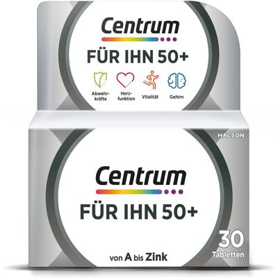 GSK Centrum Männer 50+ Vitamine & Mineralien - Nahrungsergänzung GSK Centrum Männer 50+ Vitamine & Mineralien - Nahrungsergänzung