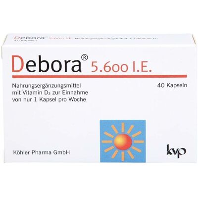 Debora 5.600 I.e. Kapseln 40 St Debora 5.600 I.e. Kapseln 40 St