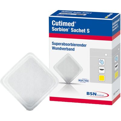 Cutimed Sorbion Sachet S Wundauflage 15x15 cm 24 St Pflaster Cutimed Sorbion Sachet S Wundauflage 15x15 cm 24 St Pflaster