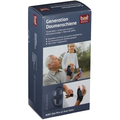 Bort Generation Daumenschiene rechts M blau 1 St Bandage(s) Bort Generation Daumenschiene rechts M blau 1 St Bandage(s)
