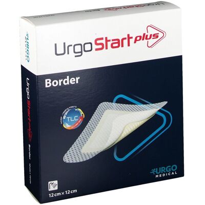 Urgostart Plus Border 12x12 cm Wundverband 10 St Verband Urgostart Plus Border 12x12 cm Wundverband 10 St Verband