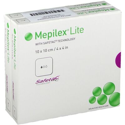 Mepilex Lite Schaumverband 10x10 cm steril 10 St Verband Mepilex Lite Schaumverband 10x10 cm steril 10 St Verband