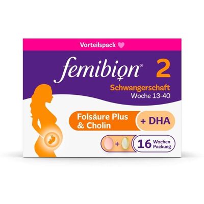 FEMIBION 2 Schwangerschaft Kombipack - Unterstützung für 2. & 3. Trimester FEMIBION 2 Schwangerschaft Kombipack - Unterstützung für 2. & 3. Trimester