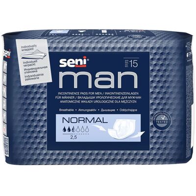 Seni Man Inkontinenzeinlage normal 10x15 St Einlagen Seni Man Inkontinenzeinlage normal 10x15 St Einlagen