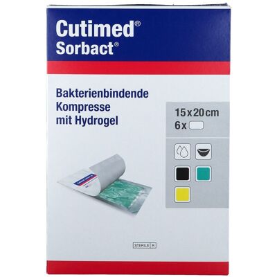 BSN Cutimed Sorbact Gelkompressen 15x20cm - Medizinischer Verband BSN Cutimed Sorbact Gelkompressen 15x20cm - Medizinischer Verband