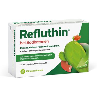 Refluthin bei Sodbrennen Kautabletten Minze 48 St Refluthin bei Sodbrennen Kautabletten Minze 48 St