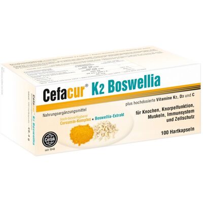 Cefacur K2 Boswellia Hartkapseln 100 St Cefacur K2 Boswellia Hartkapseln 100 St