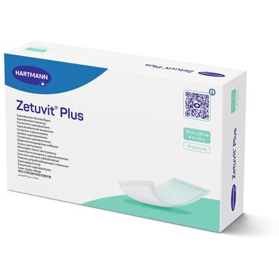 Zetuvit Plus extrastarke Saugkompr.steril 10x20 cm 10 St Kompressen Zetuvit Plus extrastarke Saugkompr.steril 10x20 cm 10 St Kompressen