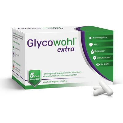 Heilpflanzenwohl GmbH Glycowohl Extra Kapseln - Nahrungsergänzung Heilpflanzenwohl GmbH Glycowohl Extra Kapseln - Nahrungsergänzung