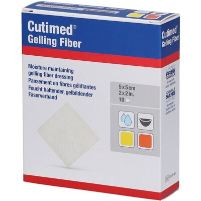 BSN medical GmbH - Cutimed Gelling Fiber 5x5cm Hydroverband - Wundversorgung BSN medical GmbH - Cutimed Gelling Fiber 5x5cm Hydroverband - Wundversorgung