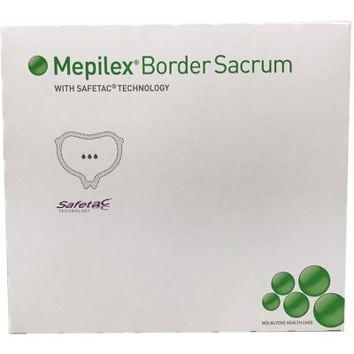 Mepilex Border Sacrum Schaumverb.16x20 cm steril 10 St Verband Mepilex Border Sacrum Schaumverb.16x20 cm steril 10 St Verband