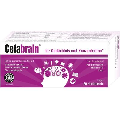 Cefabrain Hartkapseln 60 St Cefabrain Hartkapseln 60 St