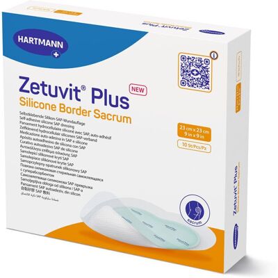 Hartmann Zetuvit Plus Silicone Border steril oval 13x15,5cm 10 St Kompressen Hartmann Zetuvit Plus Silicone Border steril oval 13x15,5cm 10 St Kompressen