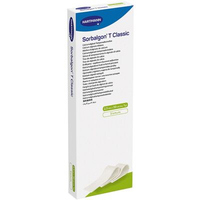 Hartmann Sorbalgon T Classic 1 g steril 30 cm Tamponadestr. 3 St Verband Hartmann Sorbalgon T Classic 1 g steril 30 cm Tamponadestr. 3 St Verband