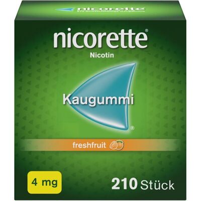 Nicorette Kaugummi 4 mg freshfruit 210 St Nicorette Kaugummi 4 mg freshfruit 210 St