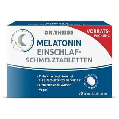 Dr. Theiss Dr.theiss Melatonin Einschlaf-Schmelztabletten 90 St Schmelztabletten Dr. Theiss Dr.theiss Melatonin Einschlaf-Schmelztabletten 90 St Schmelztabletten