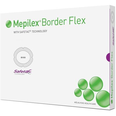 Mepilex Border Flex Schaumverb.haft.10x10 cm 5 St Verband Mepilex Border Flex Schaumverb.haft.10x10 cm 5 St Verband