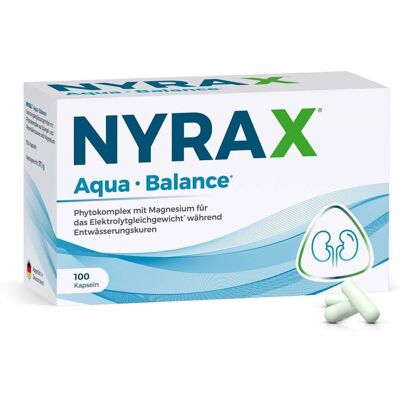 NYRAX Aqua Balance - Magnesium, Vegan - Unterstützt Elektrolytgleichgewicht - Nahrungsergänzung NYRAX Aqua Balance - Magnesium, Vegan - Unterstützt Elektrolytgleichgewicht - Nahrungsergänzung