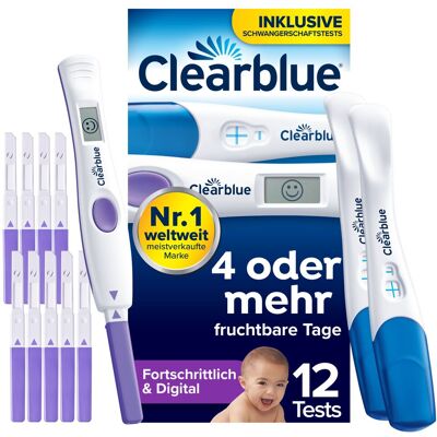 Clearblue Ovulation u.Schwangerschaftstest Kombip. 12 St Kombipackung Clearblue Ovulation u.Schwangerschaftstest Kombip. 12 St Kombipackung