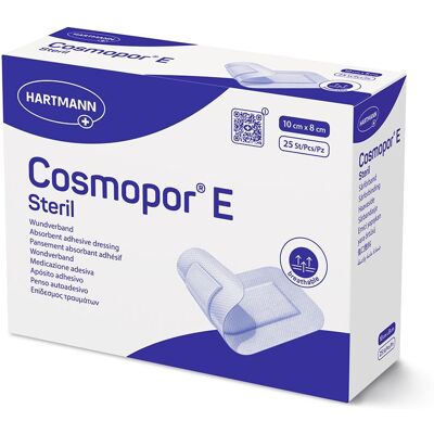 Cosmopor E steril Wundverband 8x10 cm 25 St Pflaster Cosmopor E steril Wundverband 8x10 cm 25 St Pflaster
