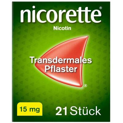 Nicorette TX Pflaster 15 mg 21 St transdermal Nicorette TX Pflaster 15 mg 21 St transdermal