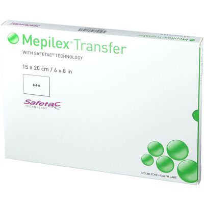 Mepilex Transfer Schaumverband 15x20 cm steril 5 St Verband Mepilex Transfer Schaumverband 15x20 cm steril 5 St Verband