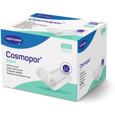 Cosmopor steril Wundverband 5x7,2 cm 50 St Pflaster Cosmopor steril Wundverband 5x7,2 cm 50 St Pflaster