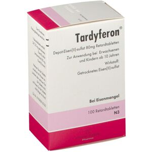 Tardyferon Depot-Eisen(II)-sulfat 80 mg Retardtab. 100 St Retard-Tabletten