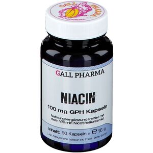 GALL PHARMA Niacin 100 mg GPH Kapseln 60 St