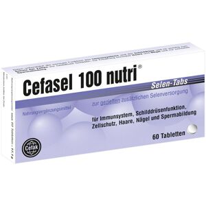 Cefasel nutri Cefasel 100 nutri Selen-Tabs 60 St Tabletten