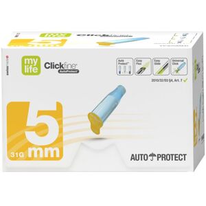 Mylife Clickfine AutoProtect Pen-Nadeln 5 mm 31 G 100 St Kanüle