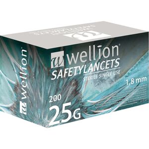 Wellion Safetylancets 25 G Sicherheitseinmallanz. 200 St Lanzetten