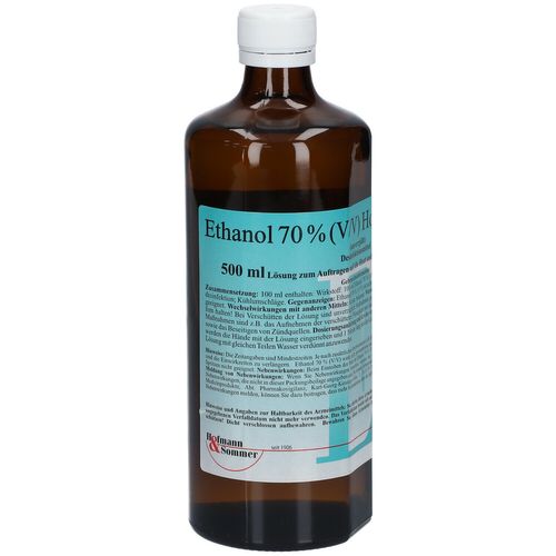Hofmann & Sommer Ethanol 70% (v/v) Hofmanns ® 500 ml Lösung