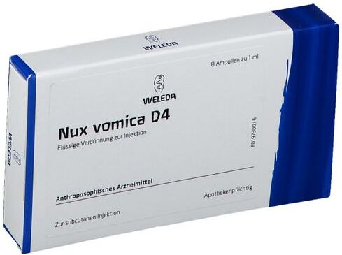 WELEDA Nux Vomica D4 8X1 ml Ampullen