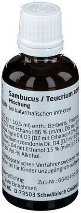 WELEDA Sambucus / Teucrium comp. Dilution 50 ml