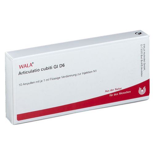 Wala® Articulatio cubiti Gl D 6 10X1 ml Ampullen