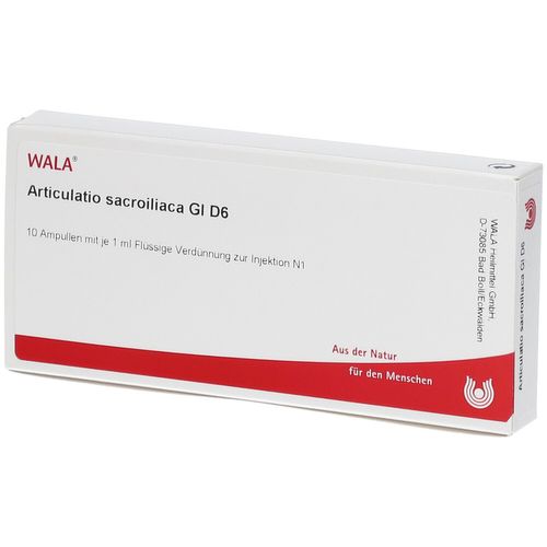 Wala® Articulatio sacroiliaca Gl D 6 10X1 ml Ampullen