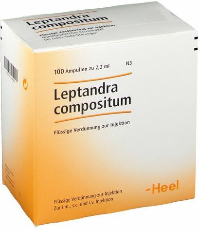 Heel Leptandra compositum Ampullen 100 St Ampullen