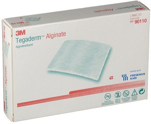 FRESENIUS KABI Tegaderm Alginate Kompresse 5 x 5 cm 10 St Kompressen